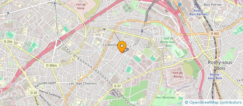 localisation de l'entreprise MADAME MELISSA-ROSE MIGUEL à MONTREUIL