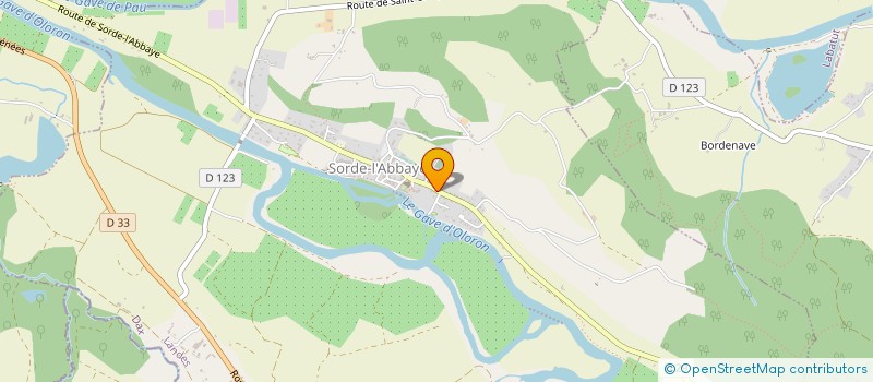 localisation de l'entreprise MADAME MELISSA ROUQUIE  SALIES-DE-BEARN