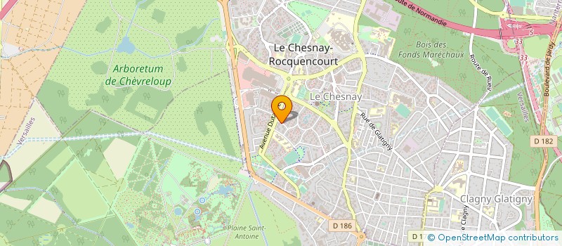 localisation de l'entreprise MADAME MELISSA ROUSSEAU  LE CHESNAY-ROCQUENCOURT