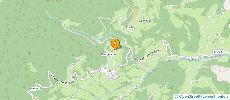 localisation de l'entreprise MADAME MELISSA ROUSSELLE  PAILHARES