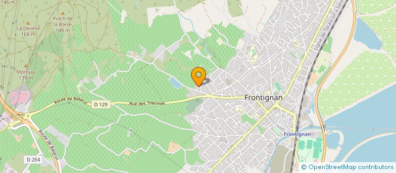 localisation de l'entreprise MADAME MELISSA ROUX à FRONTIGNAN