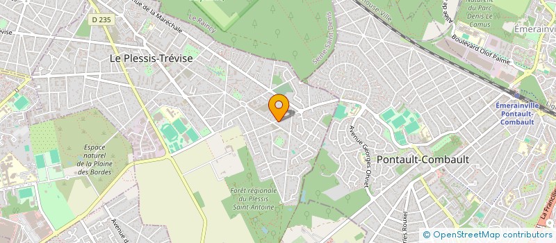 localisation de l'entreprise MADAME MELISSA SAHARI  LE PLESSIS-TREVISE