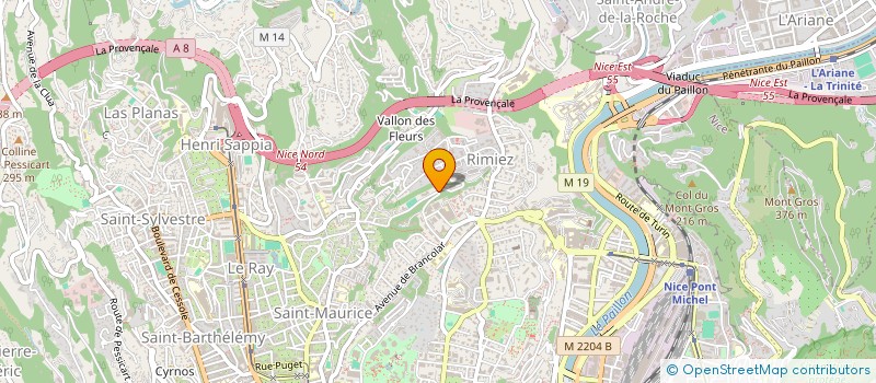 localisation de l'entreprise MADAME MELISSA SANCHES GOMES  NICE