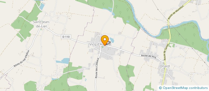 localisation de l'entreprise MADAME MELISSA SAUZEAUD  VICQ-D'AURIBAT