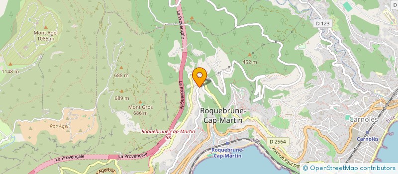 localisation de l'entreprise MADAME MELISSA SCAMPINI à ROQUEBRUNE-CAP-MARTIN
