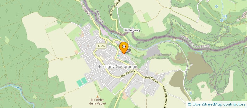 localisation de l'entreprise MADAME MELISSA SCHMITT  HUSSIGNY-GODBRANGE