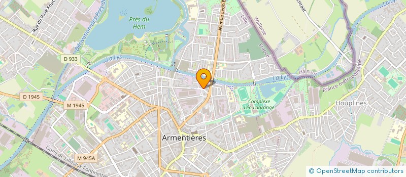 localisation de l'entreprise MADAME MELISSA SCHOLAERT  ARMENTIERES