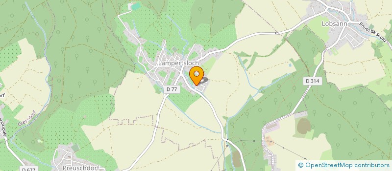 localisation de l'entreprise MADAME MELISSA SCHULER  LAMPERTSLOCH