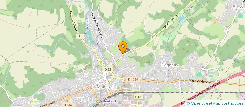 localisation de l'entreprise MADAME MELISSA SCIBERRAS  DAGNEUX