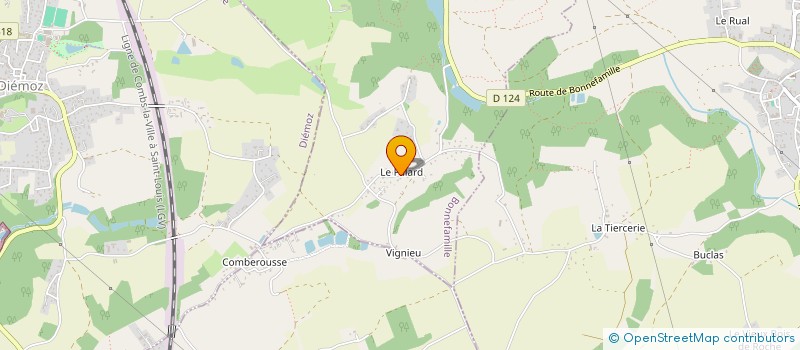 localisation de l'entreprise MADAME MELISSA SEBASTIEN  BONNEFAMILLE