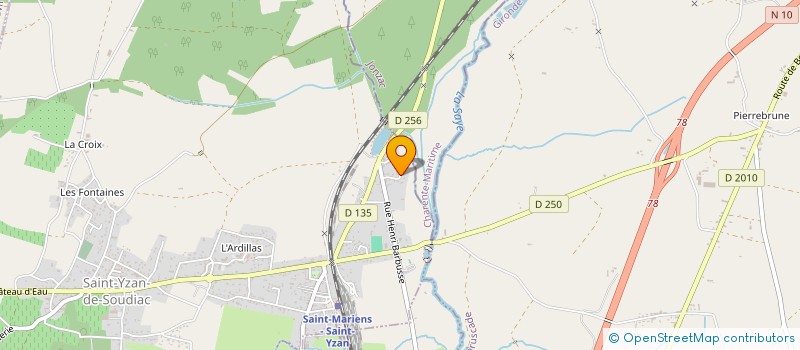 localisation de l'entreprise MADAME MELISSA SEBASTIEN JULLION  SAINT-YZAN-DE-SOUDIAC