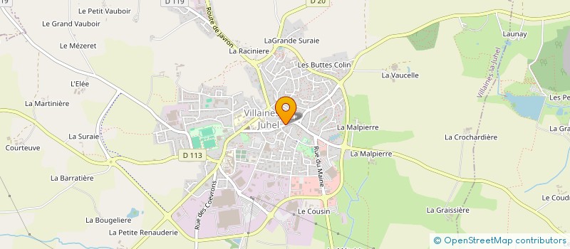 localisation de l'entreprise MADAME MELISSA SEJOURNE  EVRON