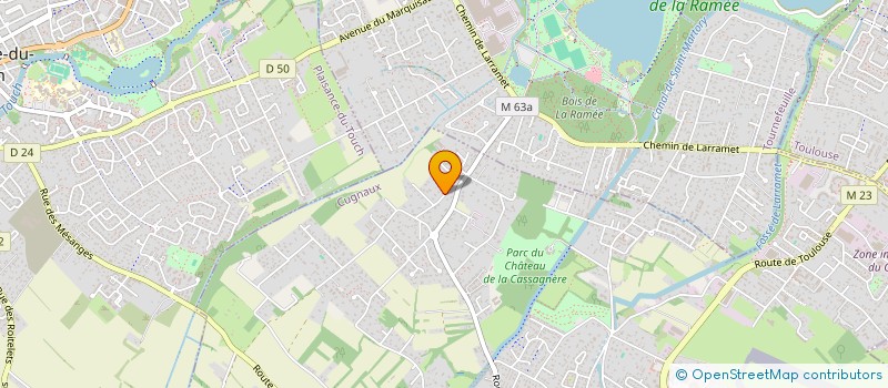 localisation de l'entreprise MADAME MELISSA SENON  CUGNAUX