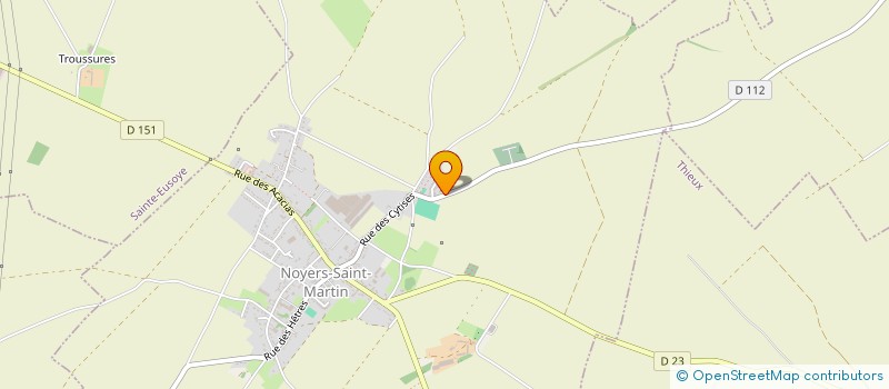 localisation de l'entreprise MADAME MELISSA SERGEANT  NOYERS-SAINT-MARTIN