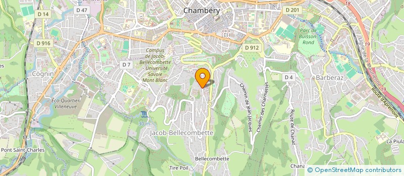 localisation de l'entreprise MADAME MELISSA SIBUE  MONTMELIAN