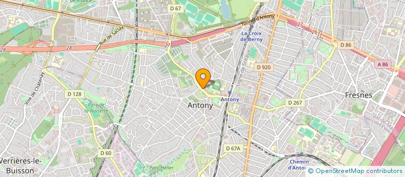 localisation de l'entreprise MADAME MELISSA SIEFFERT à ANTONY