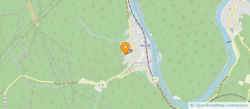 localisation de l'entreprise MADAME MELISSA SIMEON  DEVILLE