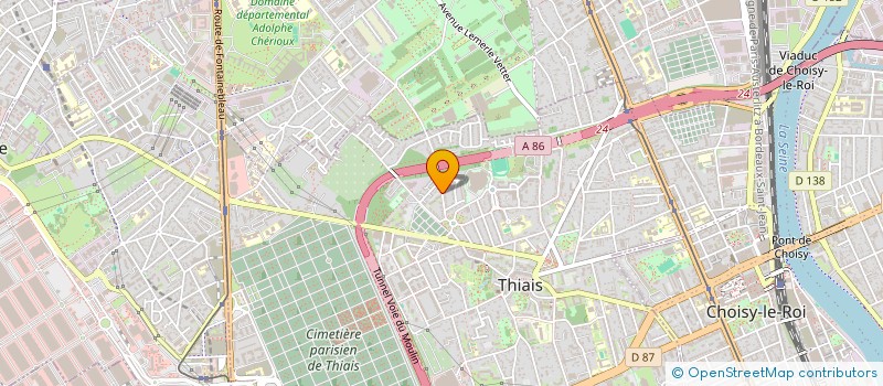 localisation de l'entreprise MADAME MELISSA SIMSEK  THIAIS