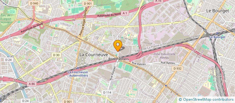 localisation de l'entreprise MADAME MELISSA SOUKHLAM à LA COURNEUVE