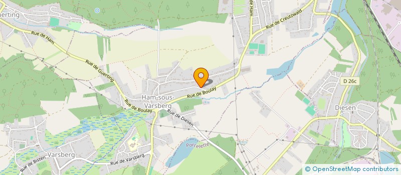 localisation de l'entreprise MADAME MELISSA STASIUK  CREUTZWALD