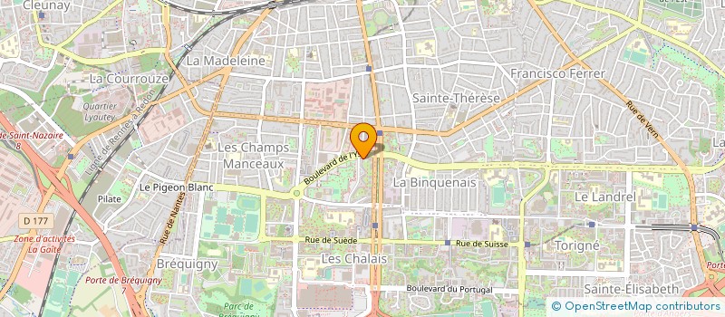 localisation de l'entreprise MADAME MELISSA SUGRIM à RENNES