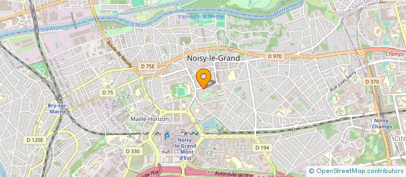 localisation de l'entreprise MADAME MELISSA TAHAROUNT à NOISY-LE-GRAND