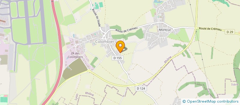 localisation de l'entreprise MADAME MELISSA TANCREDI  COLOMBIER-SAUGNIEU