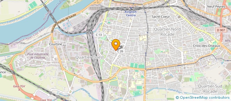 localisation de l'entreprise MADAME MELISSA TARRES à AVIGNON