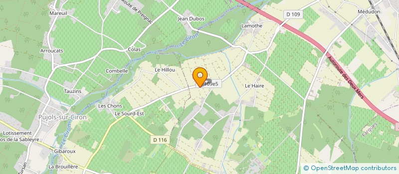 localisation de l'entreprise MADAME MELISSA TASSONI  SAINT-MACAIRE