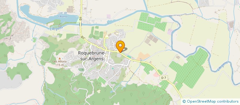 localisation de l'entreprise MADAME MELISSA THEIS  ROQUEBRUNE-SUR-ARGENS