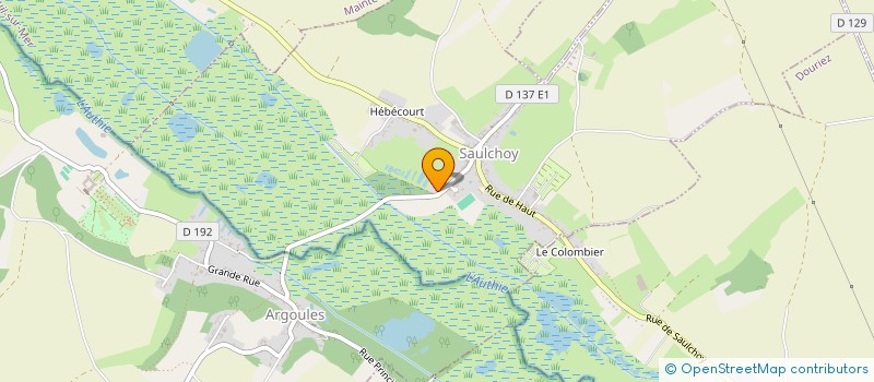 localisation de l'entreprise MADAME MELISSA THIEBAUT  SAULCHOY