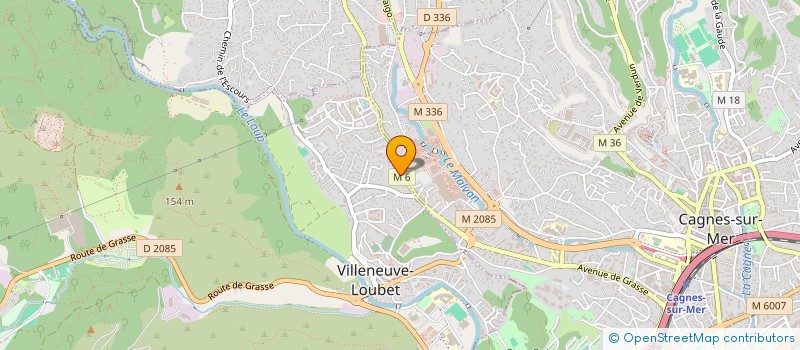 localisation de l'entreprise MADAME MELISSA TRAVERT  VILLENEUVE-LOUBET