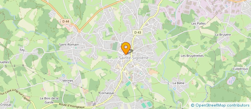 localisation de l'entreprise MADAME MELISSA TRUPIA  SAINTE-SIGOLENE