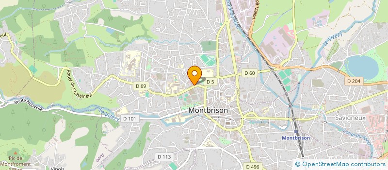 localisation de l'entreprise MADAME MELISSA VACHERON  MONTBRISON