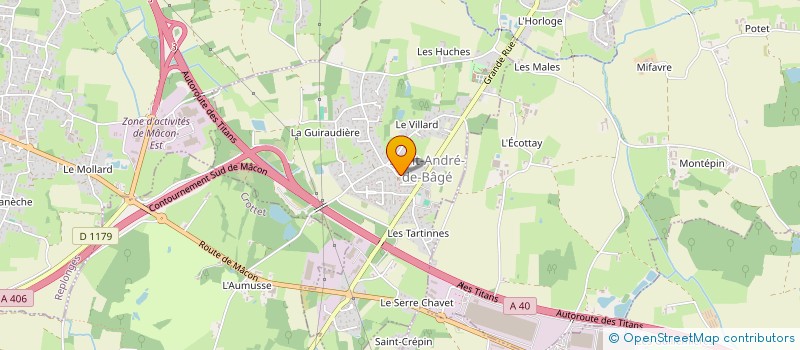 localisation de l'entreprise MADAME MELISSA VALLEJO  BAGE-DOMMARTIN