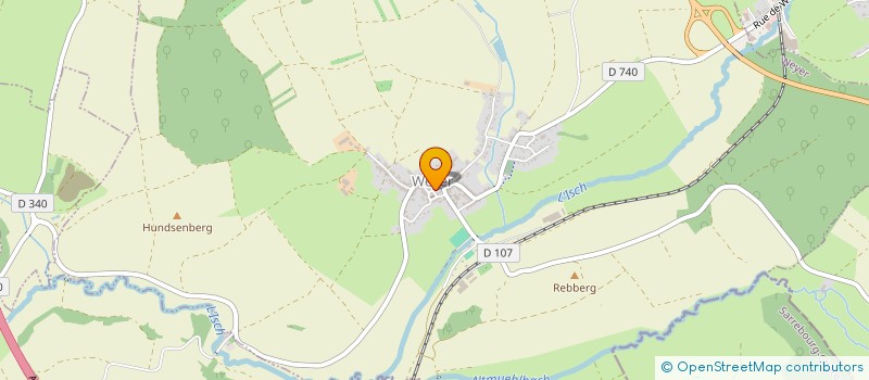 localisation de l'entreprise MADAME MELISSA VELOT  ESCHWILLER