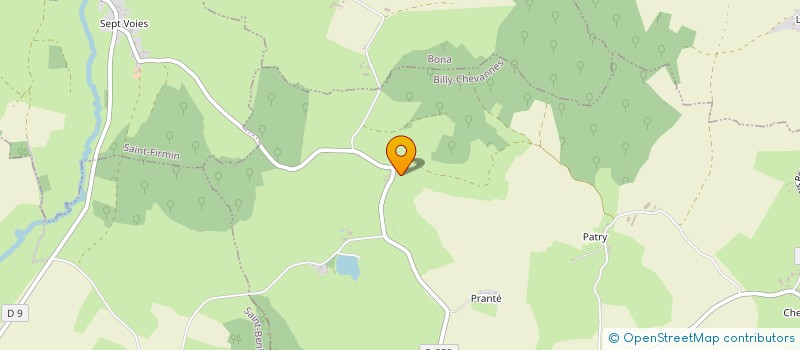 localisation de l'entreprise MADAME MELISSA VESSIER  BILLY-CHEVANNES