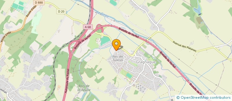 localisation de l'entreprise MADAME MELISSA VICARIO  GRAGNAGUE