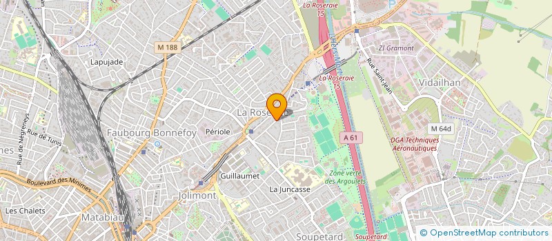 localisation de l'entreprise MADAME MELISSA VIDAL à TOULOUSE