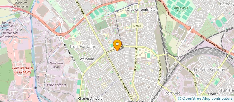 localisation de l'entreprise MADAME MELISSA VIEIRA DUARTE  REIMS