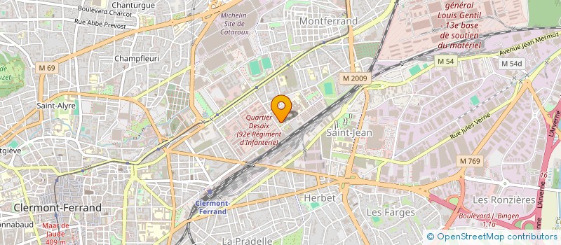 localisation de l'entreprise MADAME MELISSA VIGOUROUX  CLERMONT-FERRAND