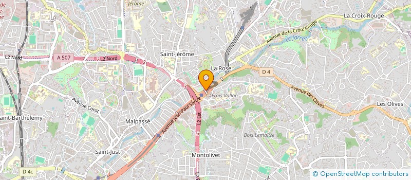 localisation de l'entreprise MADAME MELISSA VILLARD à MARSEILLE
