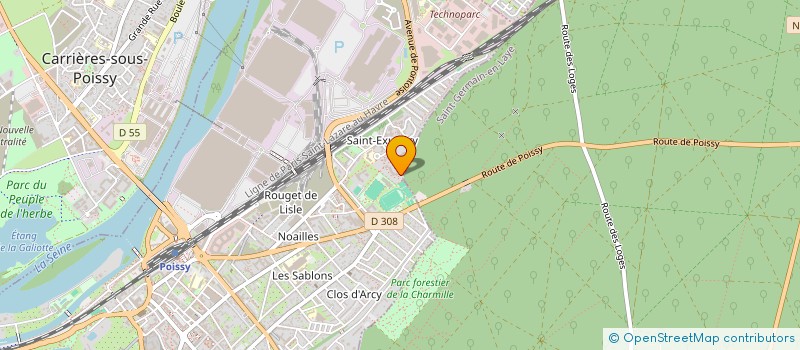 localisation de l'entreprise MADAME MELISSA VILMEN  POISSY