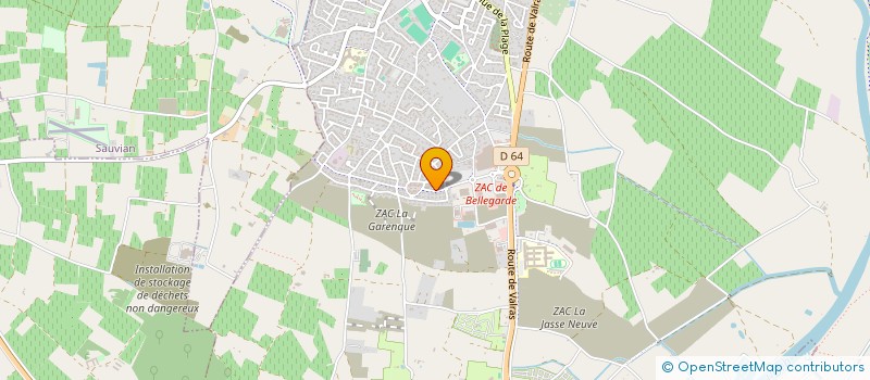 localisation de l'entreprise MADAME MELISSA VITAL à SERIGNAN