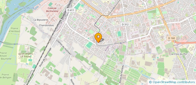 localisation de l'entreprise MADAME MELISSA VIVIER  ANGERS