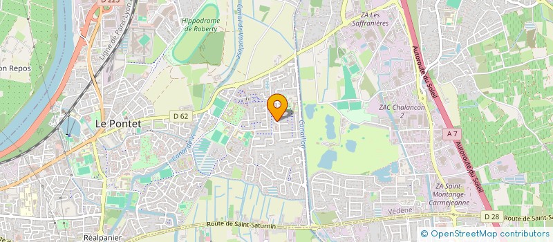 localisation de l'entreprise MADAME MELISSA VOUEL  LE PONTET