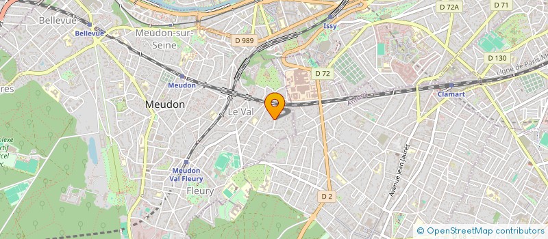 localisation de l'entreprise MADAME MELISSA WALLET  MEUDON