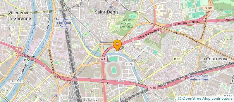 localisation de l'entreprise MADAME MELISSA ZAHER à SAINT-DENIS