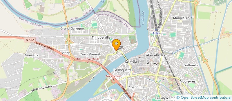 localisation de l'entreprise MADAME MELISSA ZARZOUR  ARLES