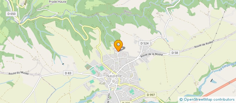localisation de l'entreprise MADAME MELISSANDE ARTUS à NAUCELLE